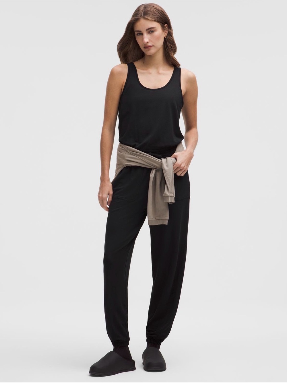 lululemon BeCalm Cinch-Waist Jumpsuit Black Large